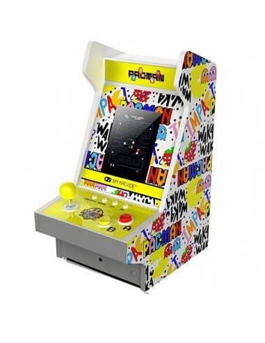 18345-Retro - Mighty Player Pac-Man 45Th Anniversary Portable Retro Arcade-0845620071968