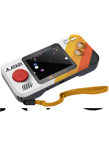 -18344-Retro - Pocket Player Pro + Travel Case Atari Portable Gaming System With Case-0845620071463