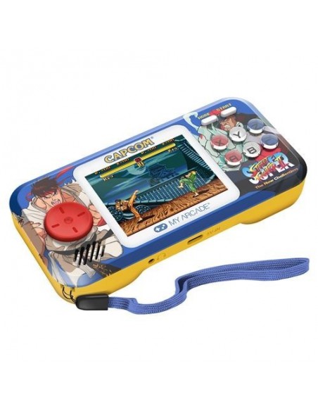 -18342-Retro - Pocket Player Pro + Travel Case Super Street Fighter Ii Portable Gaming System With Case-0845620071487