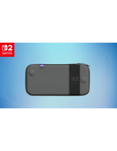 18193-Switch 2 - Funda Playtrek Slim Case Charcoal Black-0840454402391