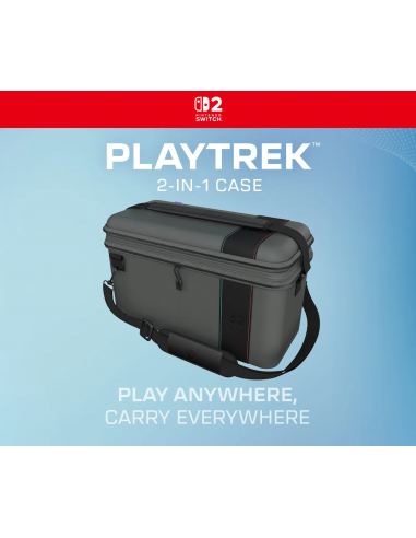 18192-Switch 2 - Funda Playtrek 2 in 1 Charcoal Black-0840454402407