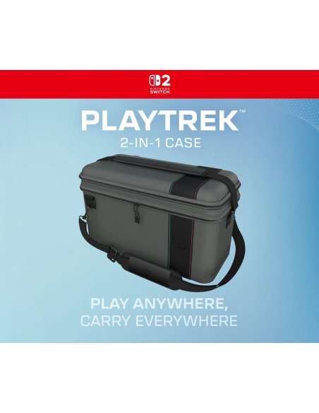 -18192-Switch 2 - Funda Playtrek 2 in 1 Charcoal Black-0840454402407