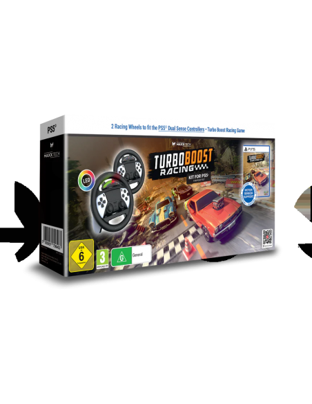 -18056-PS5 - Maxx Tech Turbo Boost Racing Kit -5055957706463