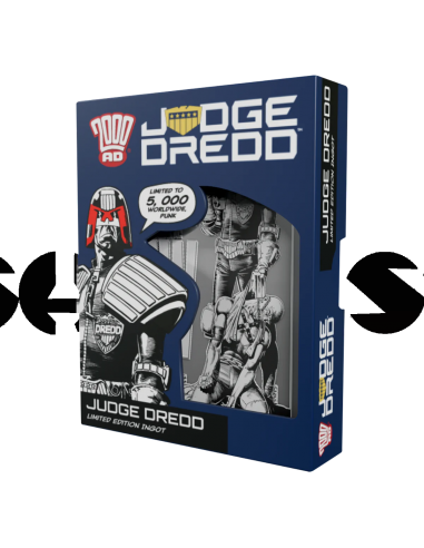 18011-Merchandising - Réplica Lingote Portada Comic 2000 AD Juez Dredd Edición Limitada Fanattik-5060948297080
