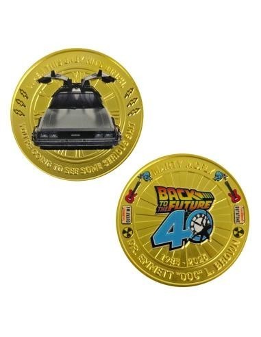 18010-Merchandising - Réplica Moneda Regreso al Futuro 40 Aniversario Fanattik Edición Limitada-5060948296489