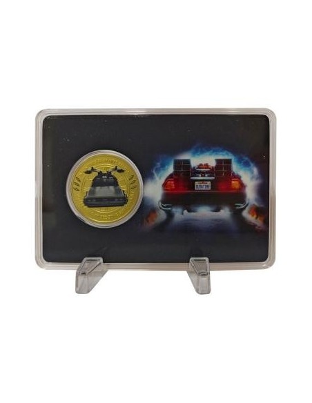 -18010-Merchandising - Réplica Moneda Regreso al Futuro 40 Aniversario Fanattik Edición Limitada-5060948296489