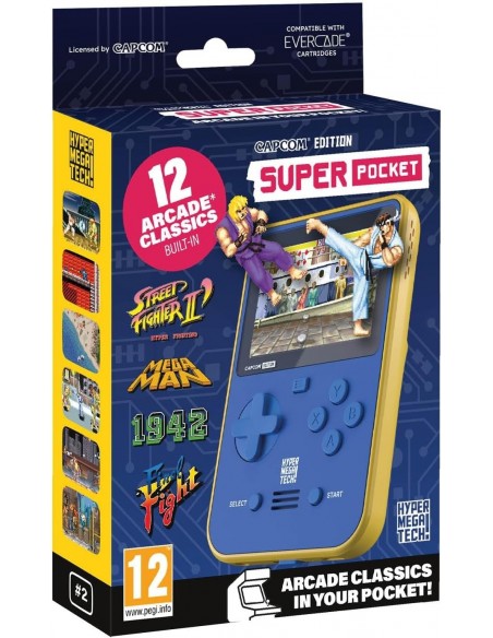 -18502-Retro - Consola Blaze Evercade Capcom Super Pocket-5060990240225