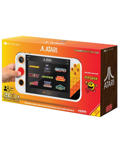 18352-Retro - Gamestation Go Atari Portable Gaming System-0845620071890
