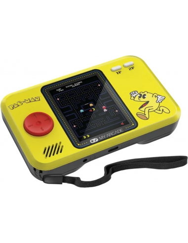 18350-Retro - Pocket Player Pro + Travel Case Pac-Man Portable Gaming System With Case-0845620071432