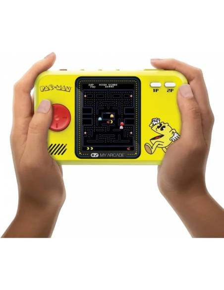 -18350-Retro - Pocket Player Pro + Travel Case Pac-Man Portable Gaming System With Case-0845620071432