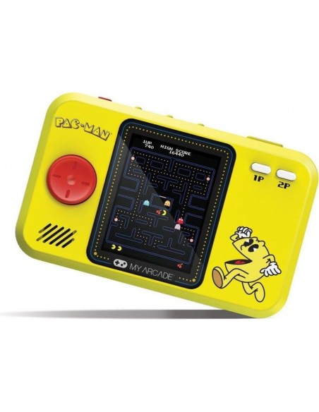 -18350-Retro - Pocket Player Pro + Travel Case Pac-Man Portable Gaming System With Case-0845620071432