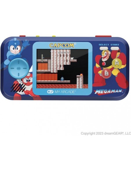 -18347-Retro - Pixel Pocket Pro Mega Man Portable Gaming System-0845620071401