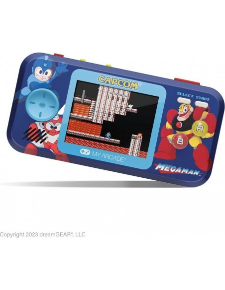 -18347-Retro - Pixel Pocket Pro Mega Man Portable Gaming System-0845620071401