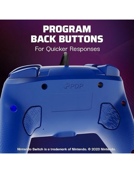 -18197-Switch 2 - Afterglow Wave Wireless Controller Blue-0840454402339