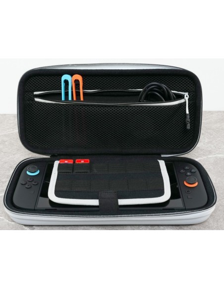 -18154-Switch 2 - Funda Playtrek Travel Case Stellar White-0840454402384