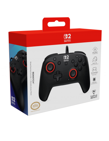 18199-Switch 2 - Rematch Wired Controller Black-0840454402261