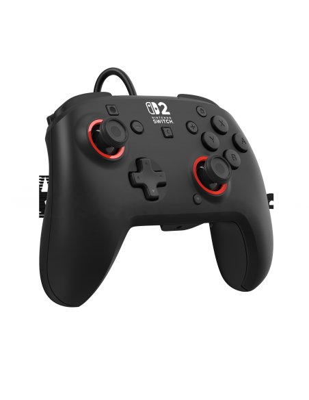 -18199-Switch 2 - Rematch Wired Controller Black-0840454402261
