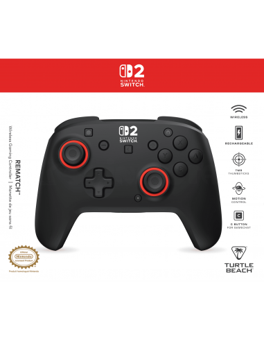 18188-Switch 2 - Rematch Wireless Controller Black-0840454402315