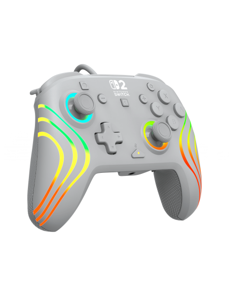 -18187-Switch 2 - Afterglow Wave Wired Controller Grey-0840454402292