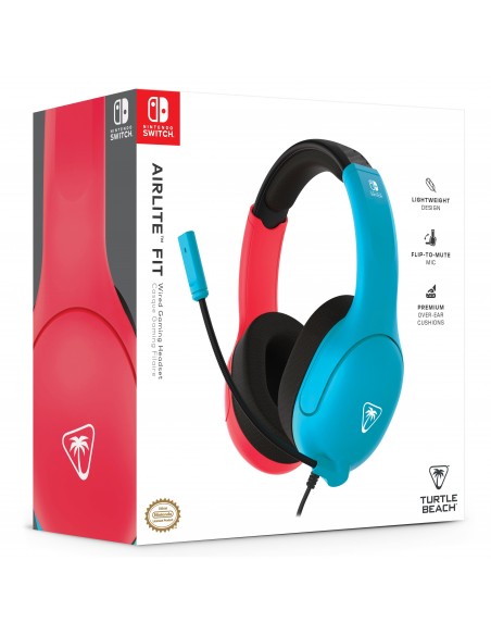 -17149-Switch - Airlite Fit Headset · Neon Blue & Red Headset-0840454400120