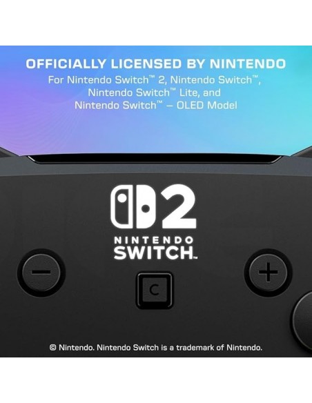 -18532-Switch 2 - Afterglow Wave Wireless Controller Black-0840454402322