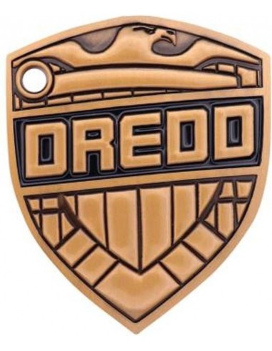 18003-Merchandising - Réplica Placa 2000 AD Juez Dredd Edición Limitada Fanattik-5060948297110