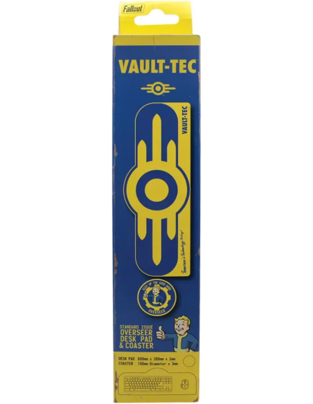 -17999-Merchandising - Set Alfombrilla XL Vault-Tec Fallout Fanattik-5060948297981