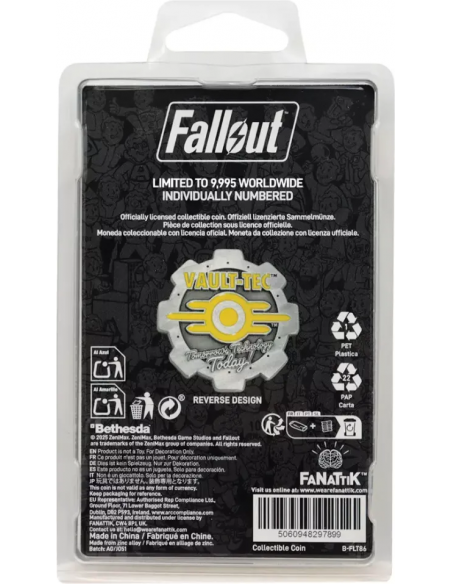 -17998-Merchandising - Réplica Moneda Vault 111 Fallout Ediición Limitada Fanattik-5060948297899