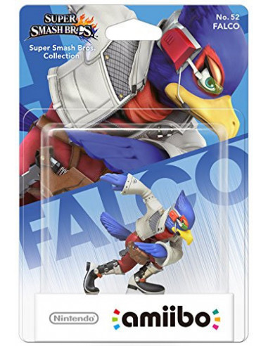2296-Amiibos - Figura Amiibo Falco (Serie SSB)-0045496353209