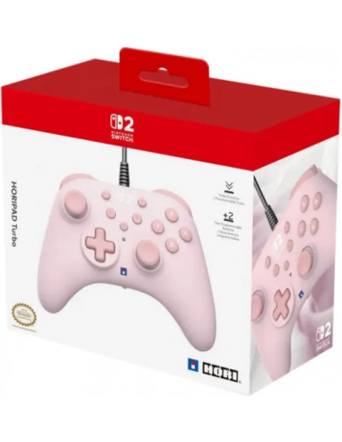 18550-Switch 2 - Horipad Turbo Cozy Pink -4961818042186
