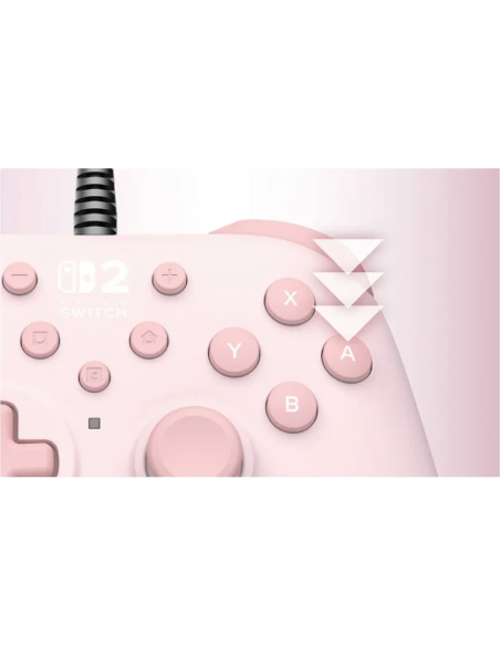 -18550-Switch 2 - Horipad Turbo Cozy Pink -4961818042186