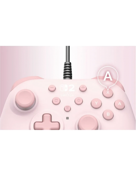 -18550-Switch 2 - Horipad Turbo Cozy Pink -4961818042186