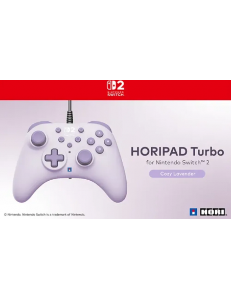 -18549-Switch 2 - Horipad Turbo Lavender -4961818042025