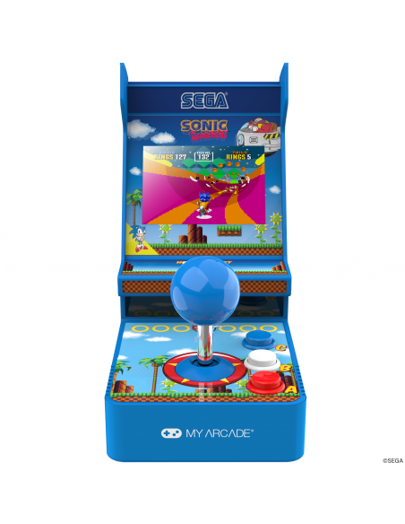 -18353-Retro - Joystick Player Sonic The Hedgehog Portable Retro Arcade-0845620071579