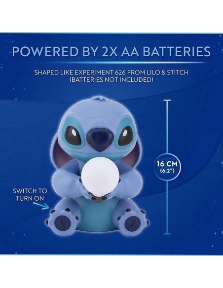 -18497-Merchandising - Stitch Lámpara 3D Stitch-5055964787981
