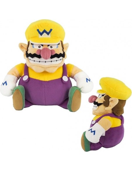 -18314-Peluches - Peluche Super Mario Wario 24 cm-3760259934439