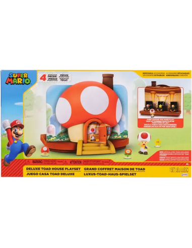 18574-Merchandising - Super Mario - Playset Delux Toad House-0192995413672