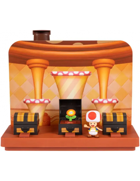 -18574-Merchandising - Super Mario - Playset Delux Toad House-0192995413672