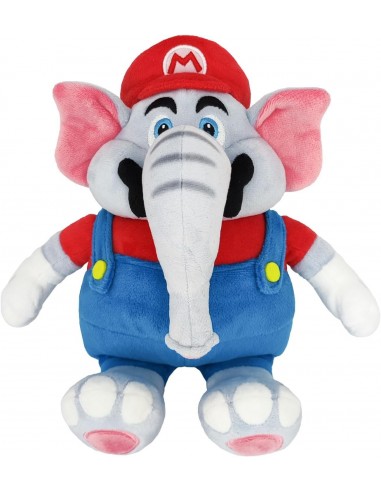 18670-Merchandising - Super Mario - Peluche 27 Cm Elefante Mario-3760259935894