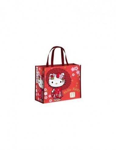 18658-Merchandising - Hello Kitty - Bolsa De Rafia Japo-3700891718738