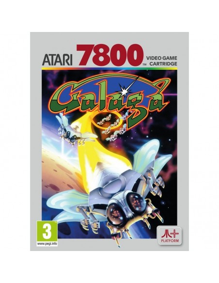 -18652-Retro - Cartucho Atari 7800 Galaga-4020628553852