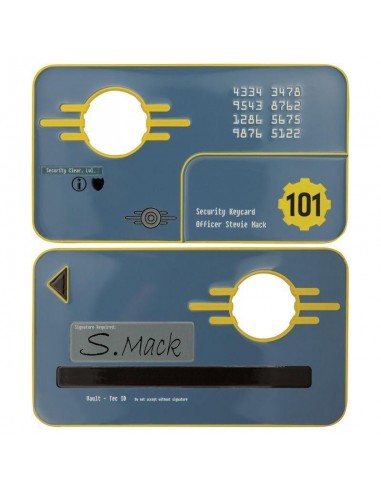 18692-Merchandising - Réplica Llave de Seguridad Vault 101 Fallout 3 Edición Limitada Fanattik-5060948297936