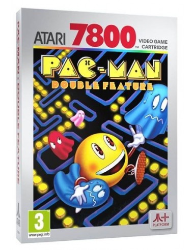 18640-Retro - Cartucho Atari 7800 Pac-Man Double Feature-4020628553883