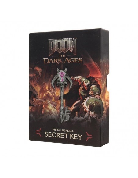 -18690-Merchandising - Réplica Llave Secreta DOOM: The Dark Ages Edición Limitada Fanattik-5060948298452