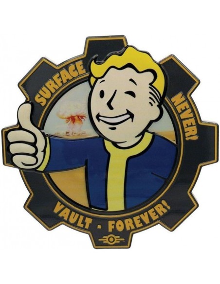 -18687-Merchandising - Placa Resina Vault Boy Falllout Fanattik-5060948298001