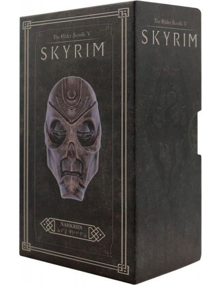 -18686-Merchandising - Réplica Mascara Nahkriin Dragon Priest The Elder Scrolls V: Skyrim Edición Limitada Fanattik-5060948298223