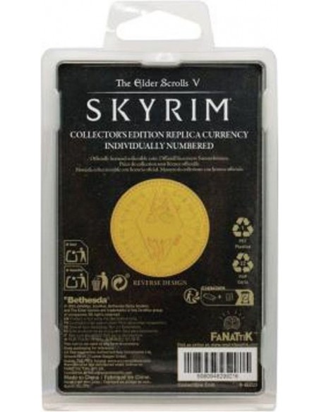 -18685-Merchandising - Réplica Moneda Misty Gold Septim The Elder Scrolls Edición Limitada Fanattik-5060948298216