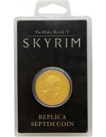 -18685-Merchandising - Réplica Moneda Misty Gold Septim The Elder Scrolls Edición Limitada Fanattik-5060948298216