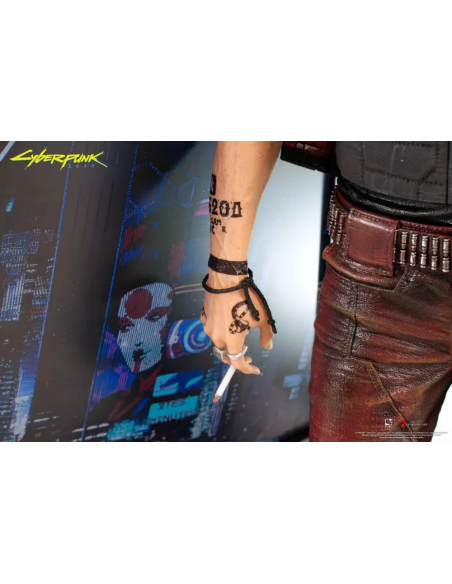 -18632-Figuras - Figura Cyberpunk 2077 Johnny Silverhand 34 cm-0713929403202