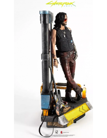 -18632-Figuras - Figura Cyberpunk 2077 Johnny Silverhand 34 cm-0713929403202